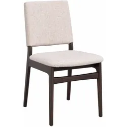 2er-Set DAHEIM Stuhl Medford Stoff Beige