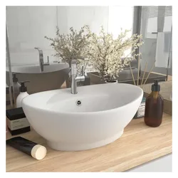 vidaXL, Waschbecken, Caponia (390 mm, 585 mm)