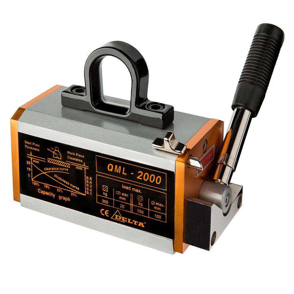 Delta Hoisting Delta Lasthebemagnet Premium QML Tragkraft 2,0t