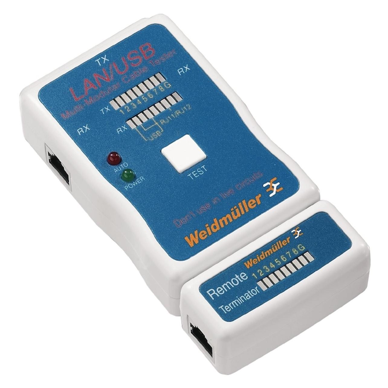 Weidmüller LAN USB TESTER Netzwerk-Kabelp (Kabeltester) (9205400000)