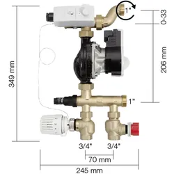 Schlüter Systems BEKOTEC-THERM-FRS Festwertregelstation