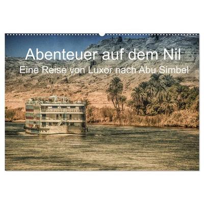 Abenteuer auf dem Nil. Eine Reise von Luxor nach Abu Simbel (Wandkalender 2026 DIN A2 quer), CALVENDO Monatskalender
