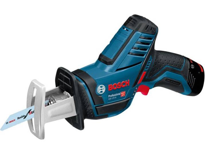 Bosch 060164L976 Bosch GSA 12V-14 Scie sabre sans fil y compris 2x batterie & chargeur