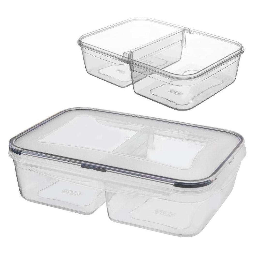 Orion Pojemnik na żywność dzielony z uszczelką szczelny z 2 przegródkami lunchbox 2 l (47976426)