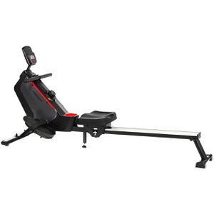 Christopeit Rudergerät RW 1000, Stahlrahmen, bis 120 kg, mit LCD-Display & Bluetooth, 8-stufiger Magnetwiderstand