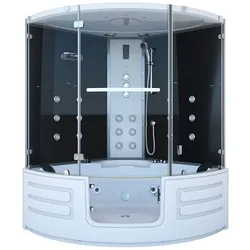 AcquaVapore Dampfdusche Whirlpool Dusche Duschkabine K70-SW-TH 150x150cm OHNE Zusatzoptionen