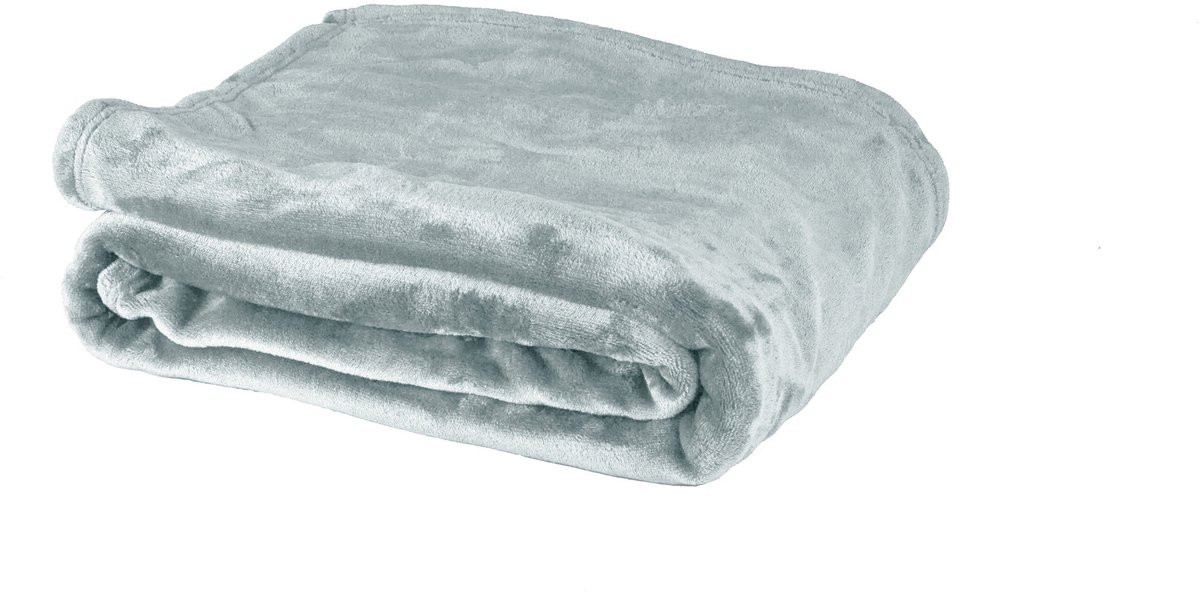 Polar Fleece Plaid Frances Grijs - 130 x 170 cm