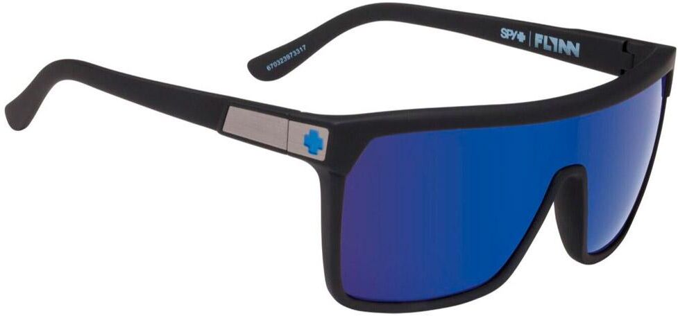 Spy  - Flynn Soft Matte Black Happy Bronze Dark Blue Mirror - Lunettes de soleil