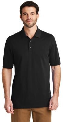 Port Authority TK8000 Tall EZCotton Polo Shirt in Black size 3XLT