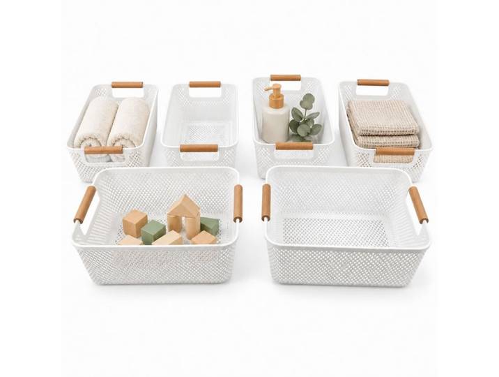 Relaxdays Opbergmand set van 6