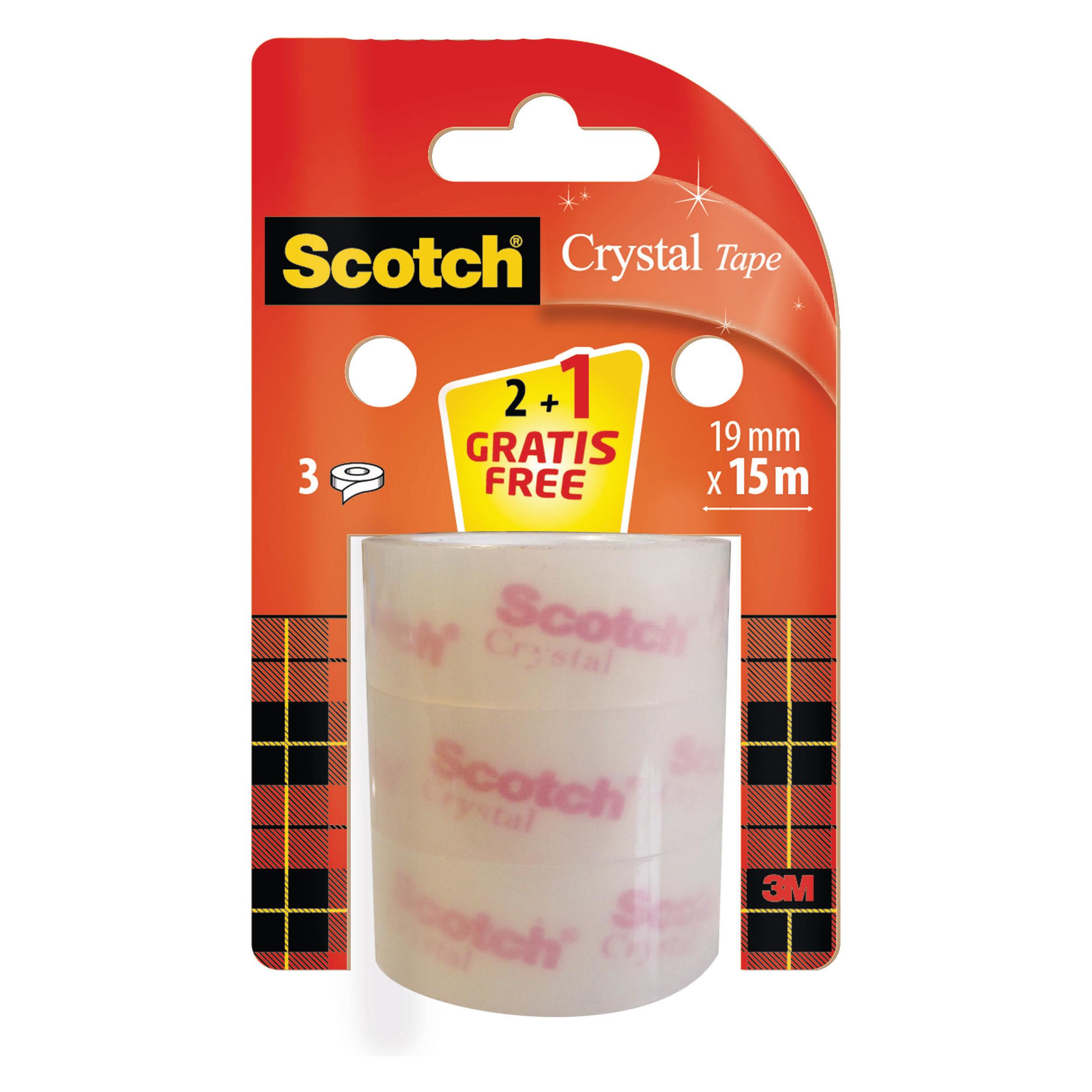 Scotch Crystal Klebeband (19 mm) (6-1915R2N+1)