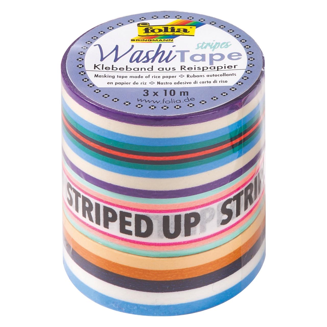 Magni Washi Tapes 10m Strip Neon II 3er Set (32833187)