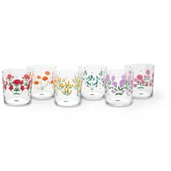 Excelsa 6er-Set Gläser Arles aus Glas 35 cl mehrfarbig