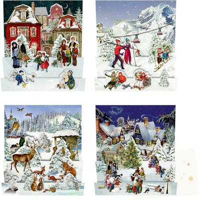Mini-Adventskalender – Nostalgische Winterwelten
