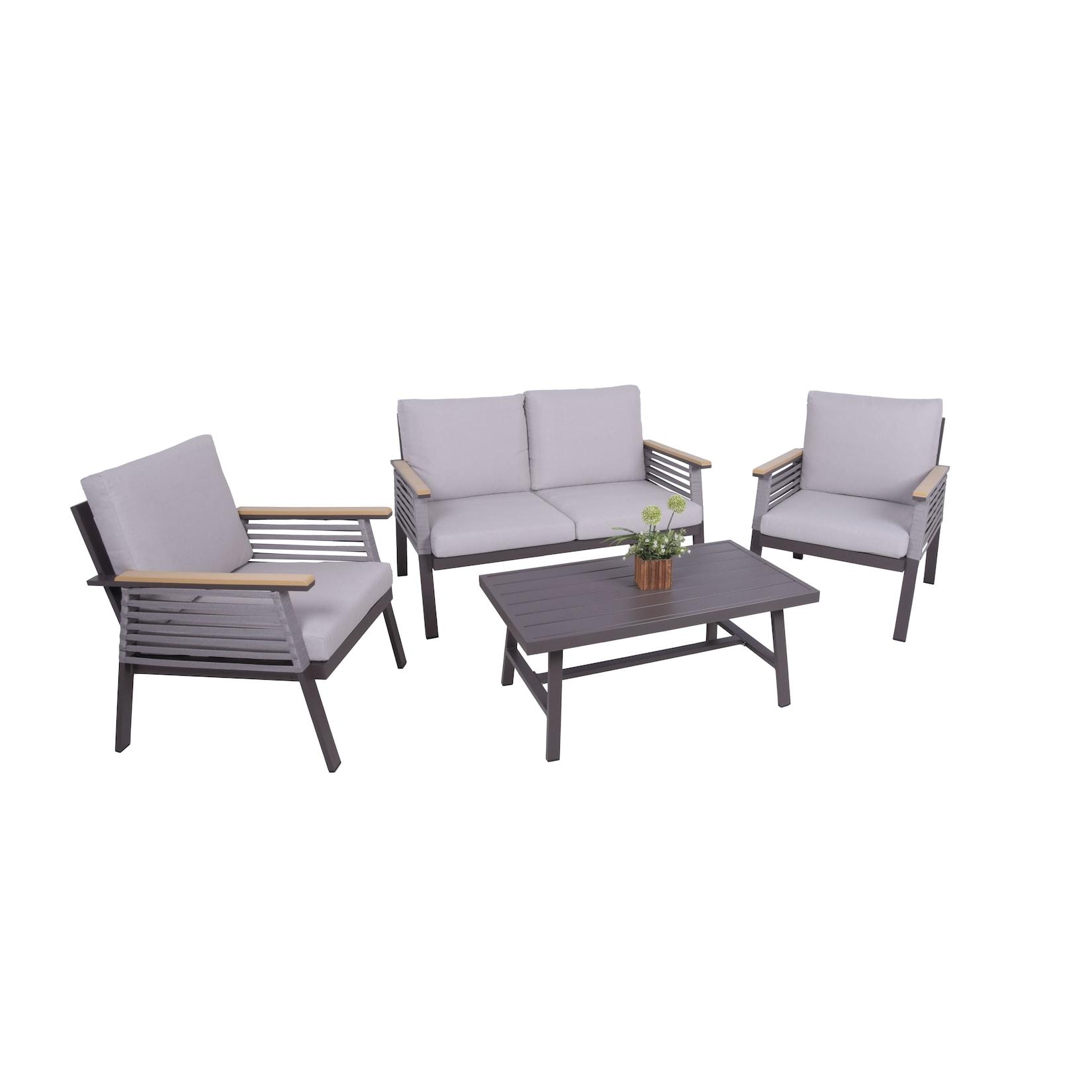 Lounge-Gruppe DENIA, anthrazit, grau