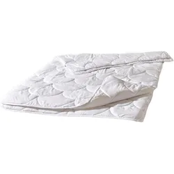 Traumschlaf, Duvet, Basic Faserduvet Vierjahreszeiten (595 g, Polyester, 155 x 220 cm)