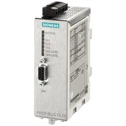 Siemens 6GK1503-2CC00 PROFIBUS OLM/G11-1300 V4.0 Optical Link Module, 1x RS485, 1x BFOC (Glas-LWL) 6GK15032CC00