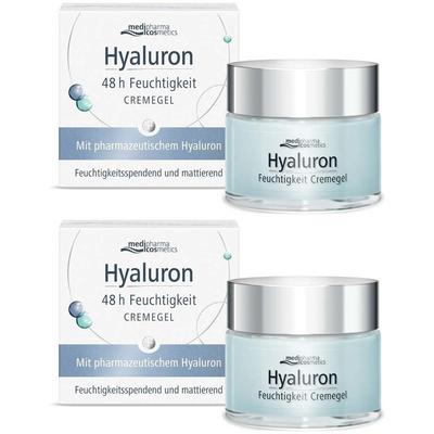 Hyaluron 48h Feuchtigkeit Cremegel 2x 2x50 ml Gel