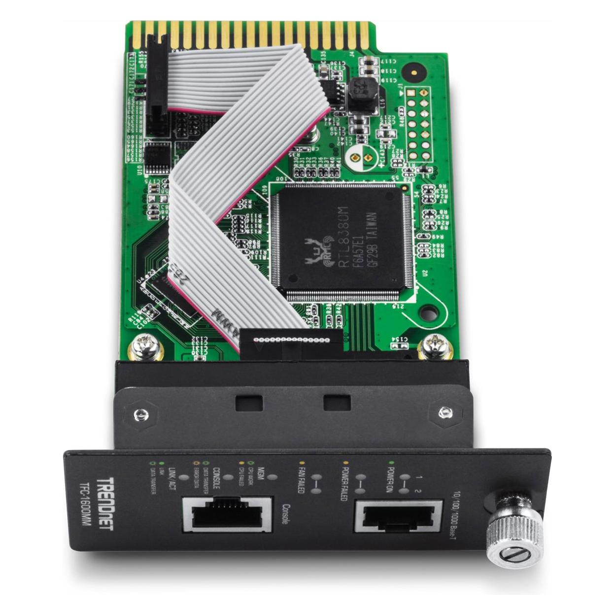 Trendnet SNMP-Management-Modul, 10/100Mbps Fast Ethernet port (2 Ports) (TFC-1600MM)