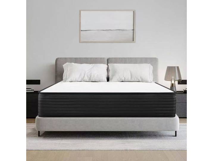 Matelas 140x190 Mousse Mémoire de Forme 21 cm – 7 Zones Ergonomiques Confort Mi-Moelleux Livré Roulé Sous Vide
