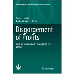 Disgorgement of Profits, Fachbücher von André Janssen, Ewoud Hondius