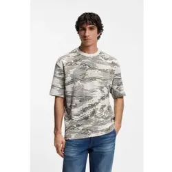 BOSS für Herren. 50553159 Wildnatur T-Shirt beige (XXL), Lässig, Baumwolle, Kurzarm