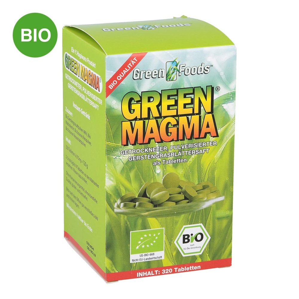 allcura Naturheilmittel GmbH Green Magma Gerstengrasextrakt Tabletten 06641160