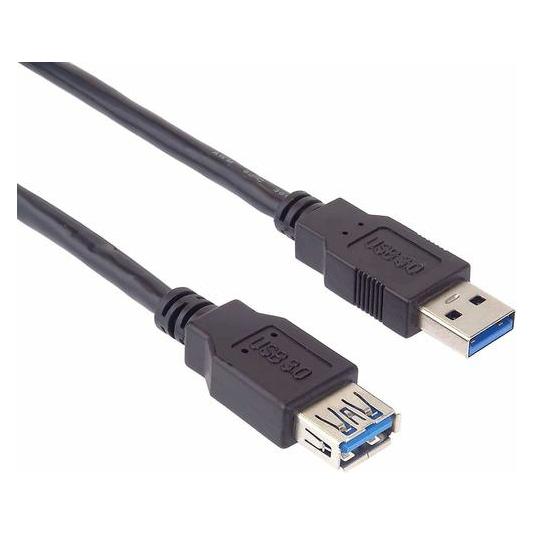 PremiumCord KU3PAA1BK USB cable USB 3.2 Gen 1 (3.1 Gen 1) USB A Black (1 m, USB 3.2 Gen 1) (KU3PAA1BK)