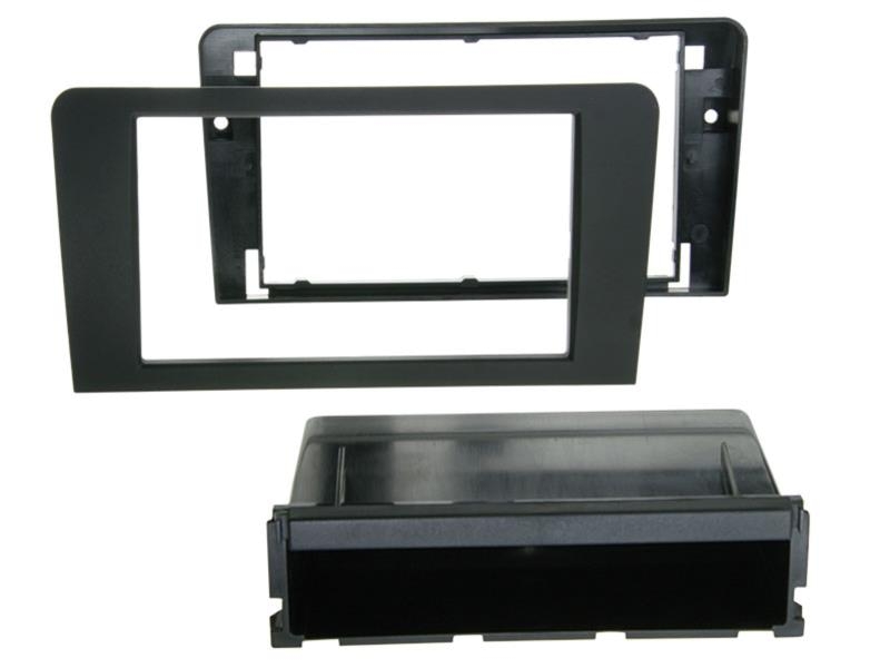 ACV Doppel-DIN Komplettset PRO Version mit Ablagefach/ Rubber-Touch