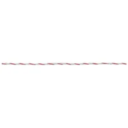 AKO, Gartenzaun, Weidezaunlitze TopLine Plus TriCOND weiss/rot 0,21 Ohm/m, 400 m