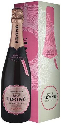 Edoné Estuche vino espumoso Rosé Gran Cuvée Castilla La Mancha.