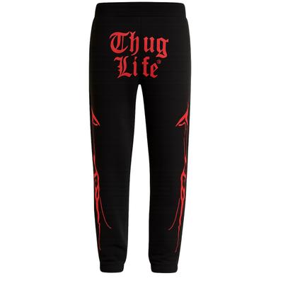 Jogginghose THUG LIFE "Thug Life Thug Life Ink Jogginghosen", Herren, Gr. 3XL, US-Größen, schwarz, 100% Baumwolle, normal, Hosen Jogginghose
