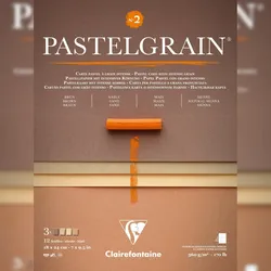 Clairefontaine Block PastelGrain n°2 18x24 cm 12 Blatt, 360g - 976060C