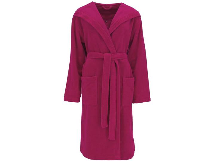 Vossen Bademantel Lynn M Cranberry Baumwolle M