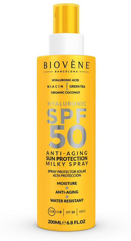 Biovene Leite protetor solar Hialurônico ANTI-ENVELHECIMENTO FPS50 200 ml