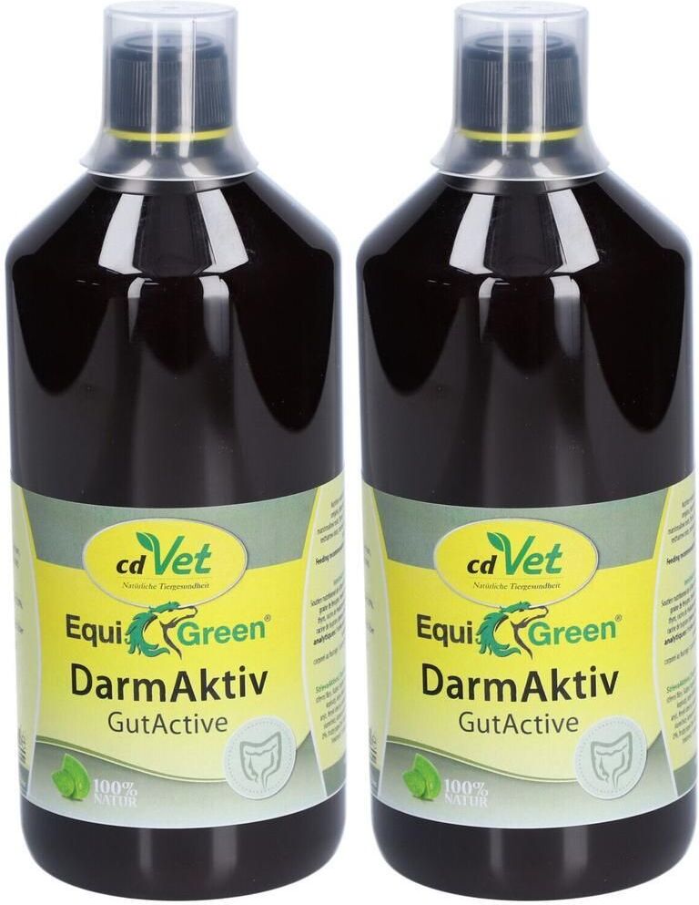 cdVet Darmaktiv flüssig Pferd 2x 2x1000 ml Flüssigkeit