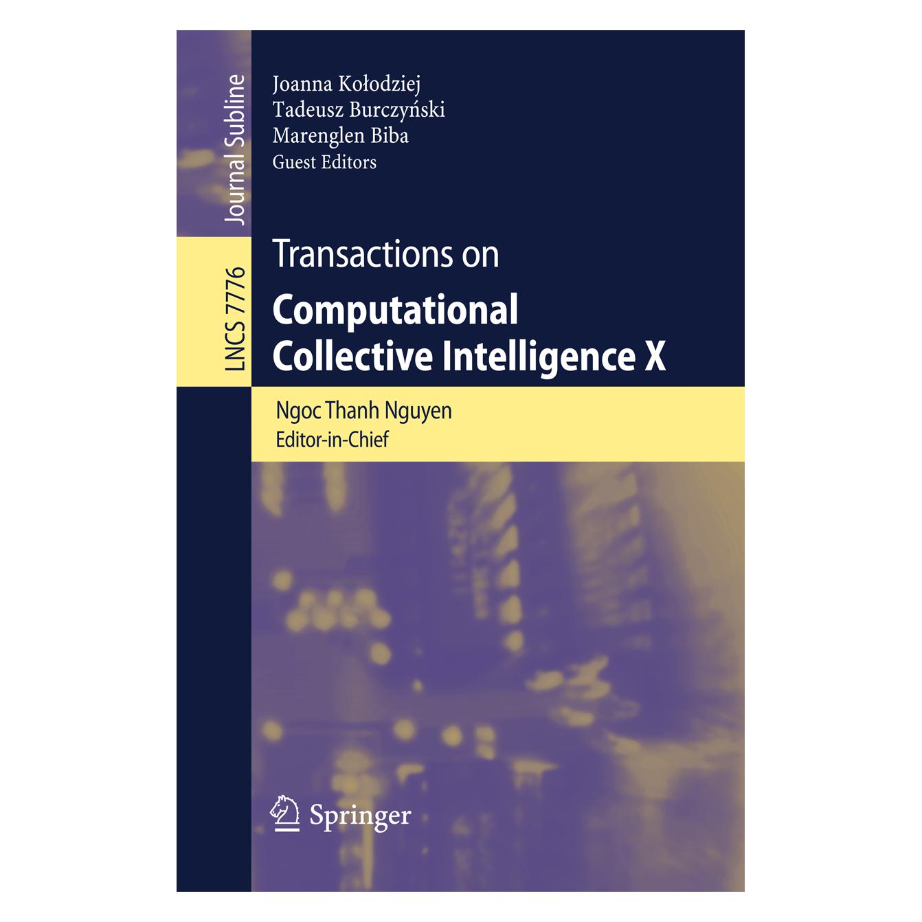 Springer Transactions on Computational Collective Intelligence X (Englisch, Softcover, Ngoc Thanh Nguyen) (55520527)