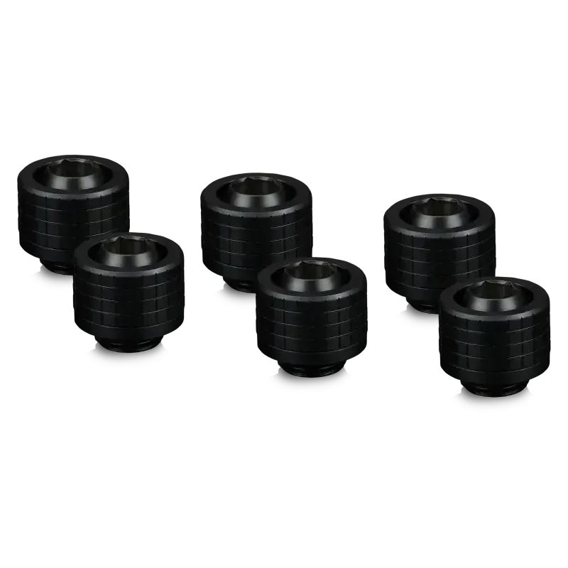 Thermal Grizzly DeltaMate Fitting - ST13 Black 6er-Pack