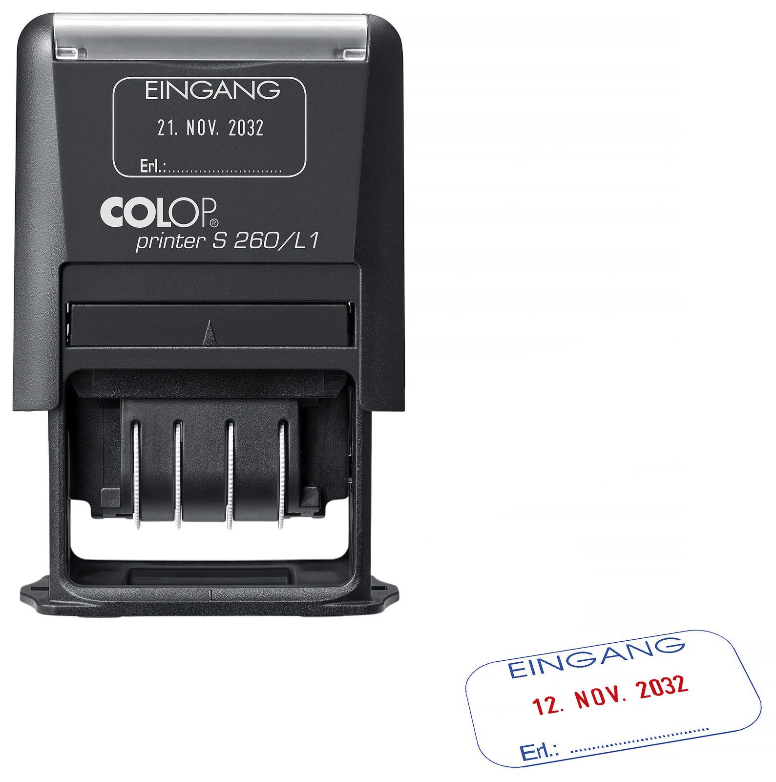 COLOP Datumstempel mit Text Printer S 260/L1 N 171073