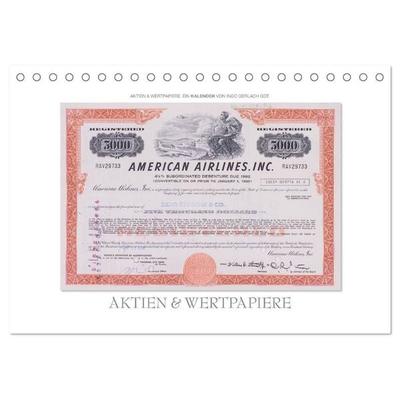 Aktien & Wertpapiere (Tischkalender 2027 DIN A5 quer), CALVENDO Monatskalender