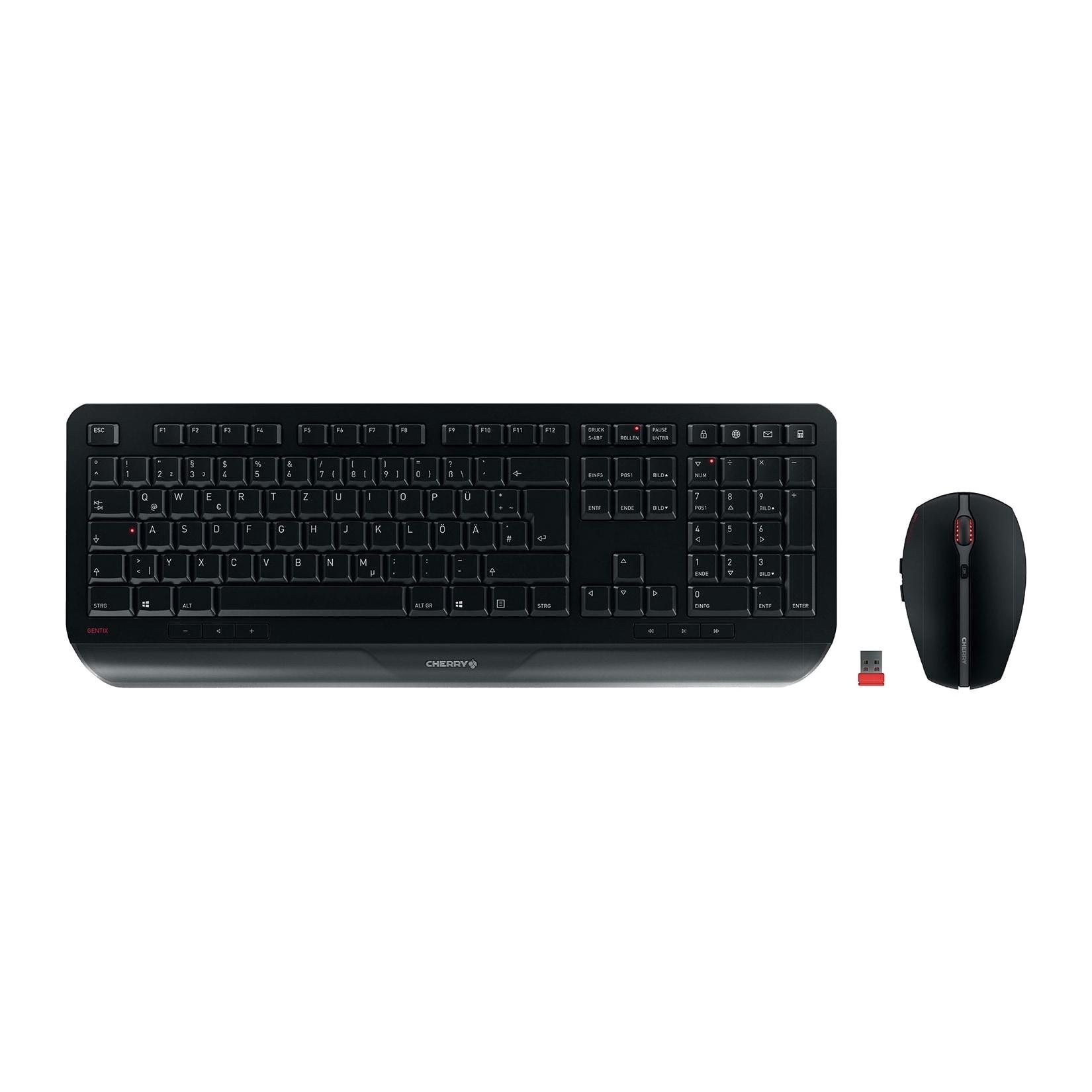 CHERRY Gentix Desktop black (JD-7000DE-2) Maus-Tastatur-Set