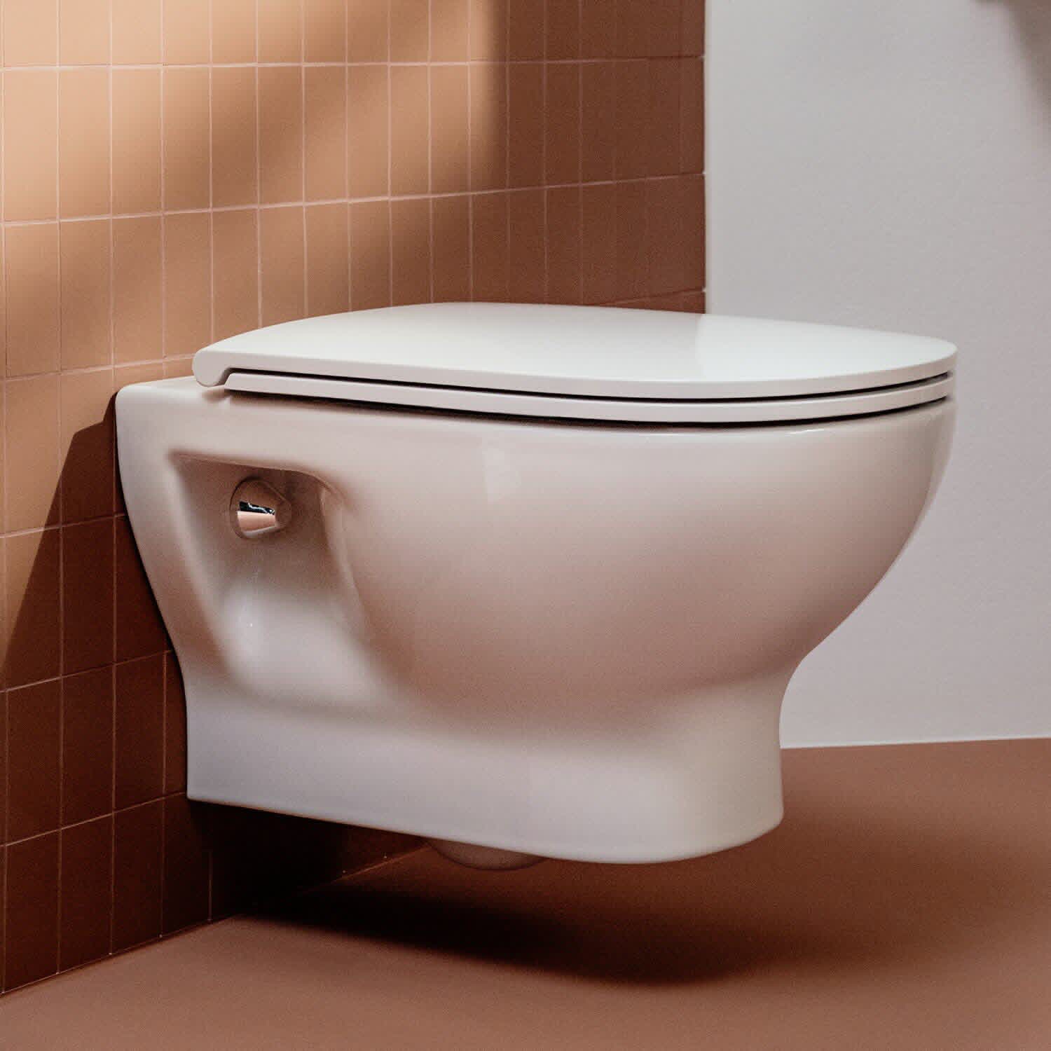 LAUFEN LUA Wand Tiefspül-WC spülrandlos, offene Befestigung