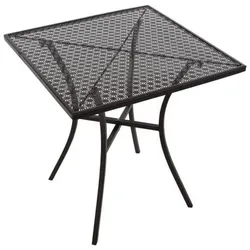 Bolero Bistromöbel aus Stahl viereckig 70cm schwarz - 1  Stück