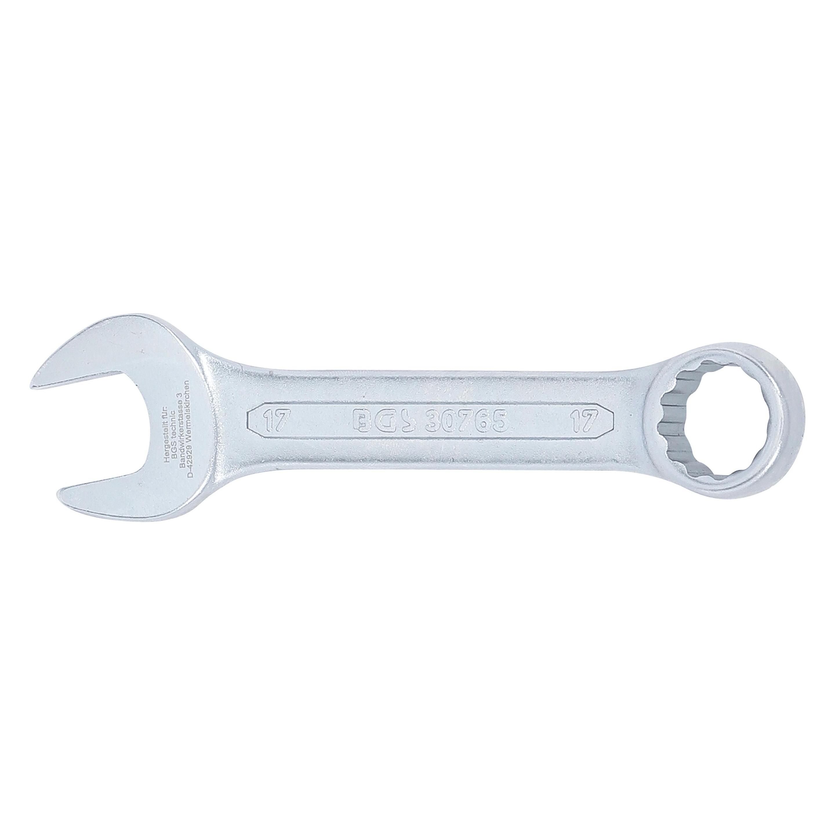 BGS Maul-Ringschlüssel, extra kurz SW 17 mm (17 mm) (30765)