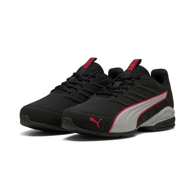 Sneaker PUMA "ELECTRO SL", Herren, Gr. 44, puma schwarz, gray echo, for all time rot, Synthetik, Schuhe Sneaker, mit SOFTFOAM+ Dämpfung, leicht profiliert, aus Synthetik