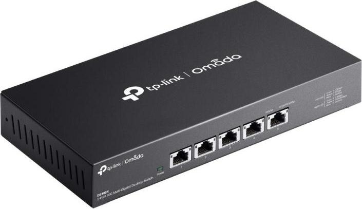 TP-Link Omada DS105X, Unmanaged, 10G Ethernet (100/1000/10000), Wandmontage