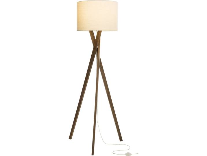 Stehlampe Paladina beige Leinen H 160 cm - Stehlampe