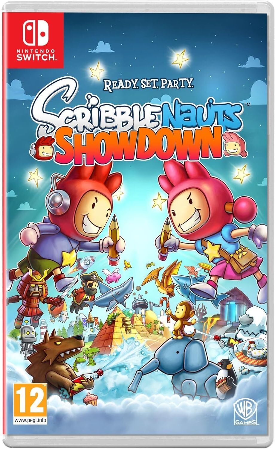 Scribblenauts Showdown (Nintendo Switch) - Without Case, Used - Without Case