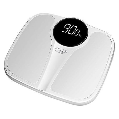 Adler bathroom scales Electronic bathroom scales AD 8172 up to 180 kg - white (180 kg) (AD 8172W)