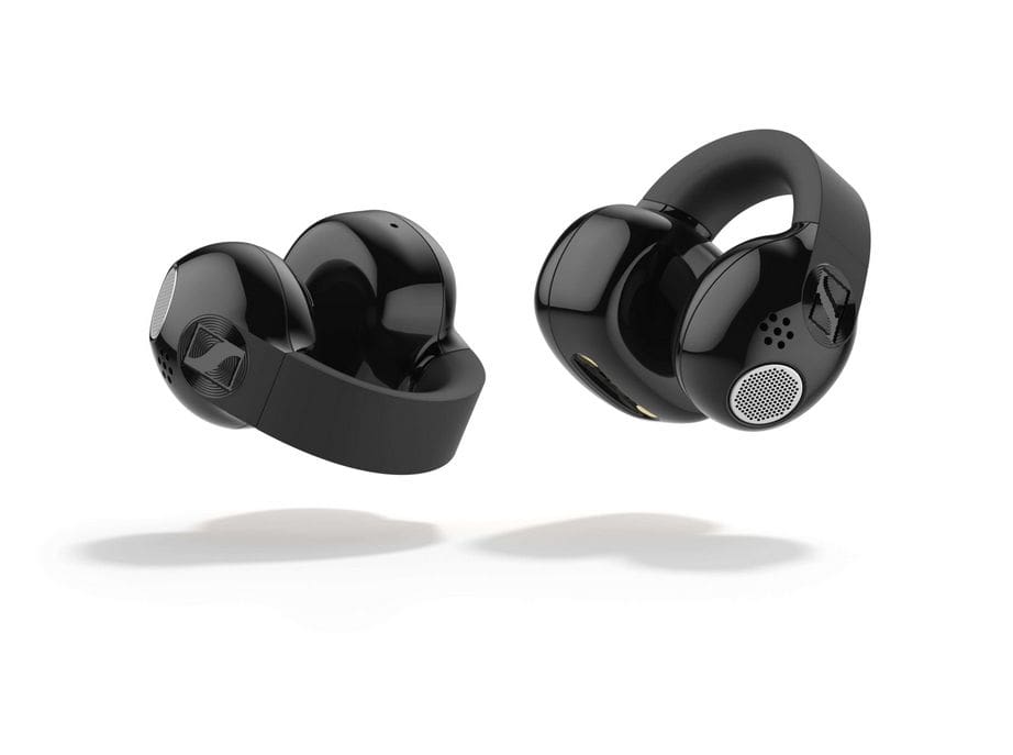Sennheiser Accentum Clip In-Ear Bluetooth Kopfhörer Kabellos TWS 9 h Laufzeit IP54 (Schwarz) 800112